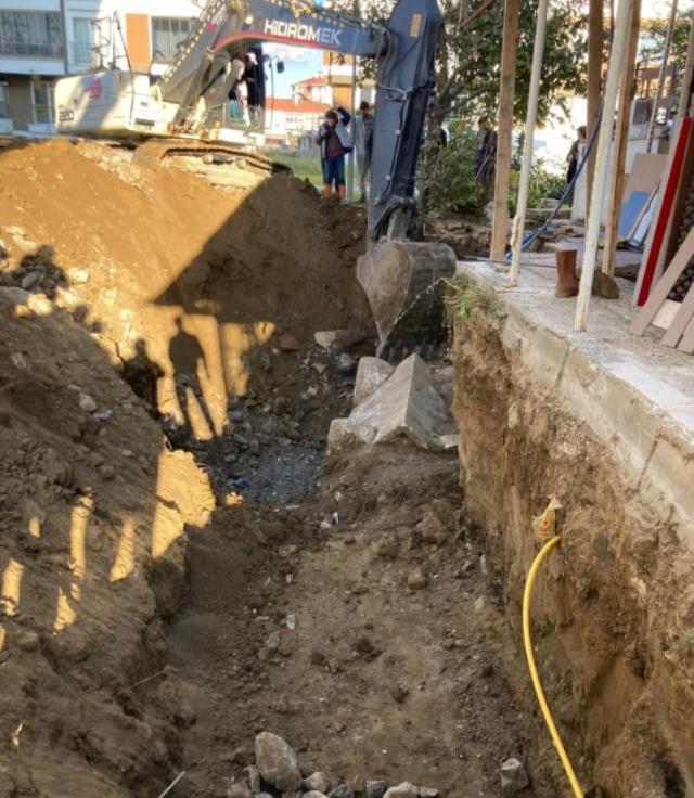 İnşaat kazısında Roma dönemine ait lahit bulundu