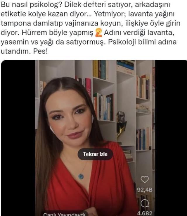 Hürrem'i örnek göstererek 'Pamuğa bu yağı damlatıp cinsel organınıza koyun' dedi! Tepkiler çığ gibi