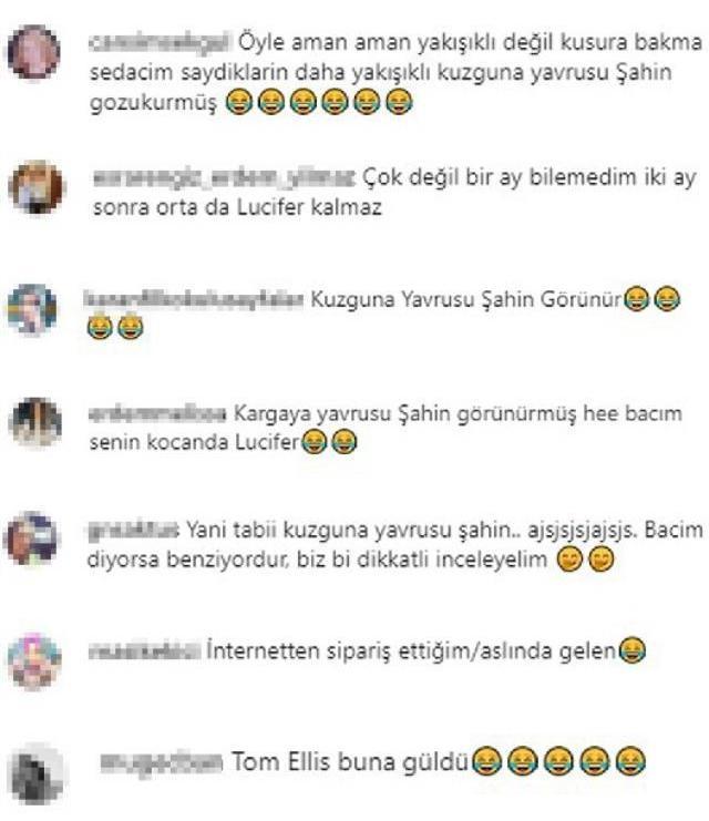 Sevgilisini Lucifer'a benzeten Seda Sayan'a yorum yağdı: Kuzguna yavrusu şahin görünürmüş