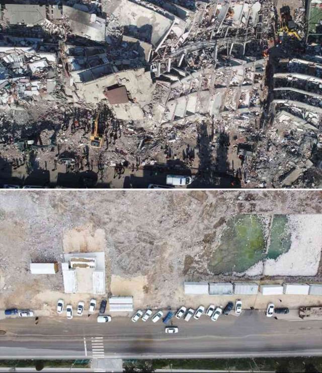 6 Şubat Depremi Fotoğrafları | 6 Şubat Depremi öncesi ve sonrası görselleri!