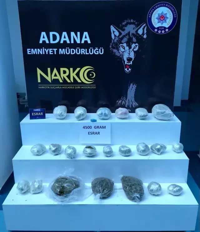 Evinde 4.5 kilo esrar çıktı, emniyetteki savunması pes dedirtti