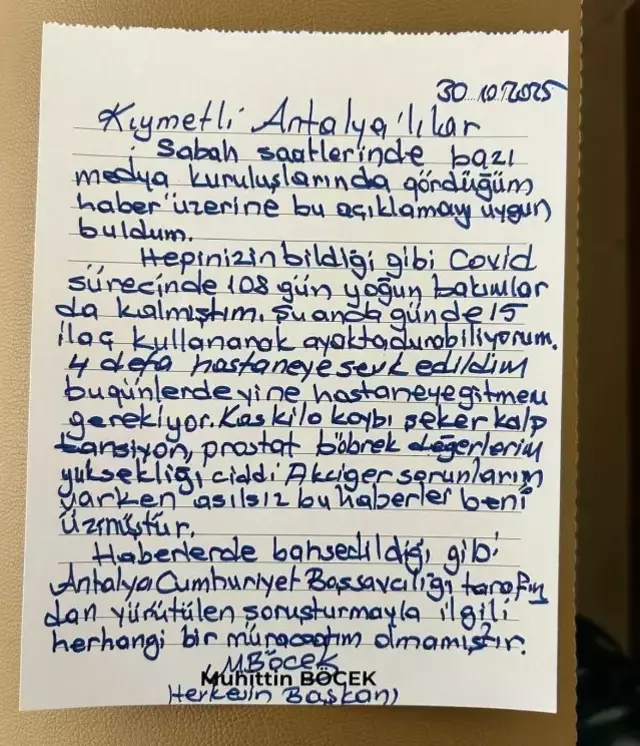 Muhittin Böcek itirafçı olacağı iddiasını yalanladı