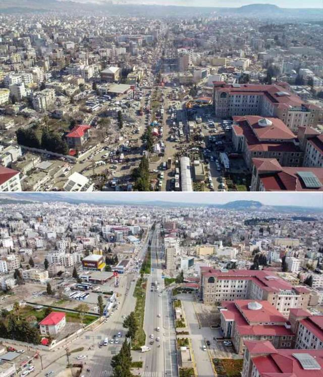 6 Şubat Depremi Fotoğrafları | 6 Şubat Depremi öncesi ve sonrası görselleri!