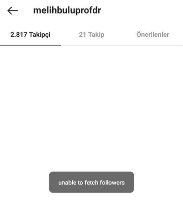 Görevden alınan Boğaziçi Üniversitesi Rektörü Prof. Dr. Melih Bulu, Instagram hesabını kapattı