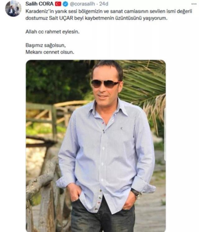 Karadenizli sanatçı Sait Uçar hayatını kaybetti