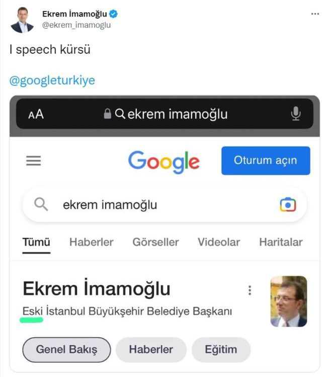 I speech kürsü ne demek? Ekrem İmamoğlu'nun paylaştığı i speech kürsü nedir, olayı ne? i speech kürsü anlamı nedir?