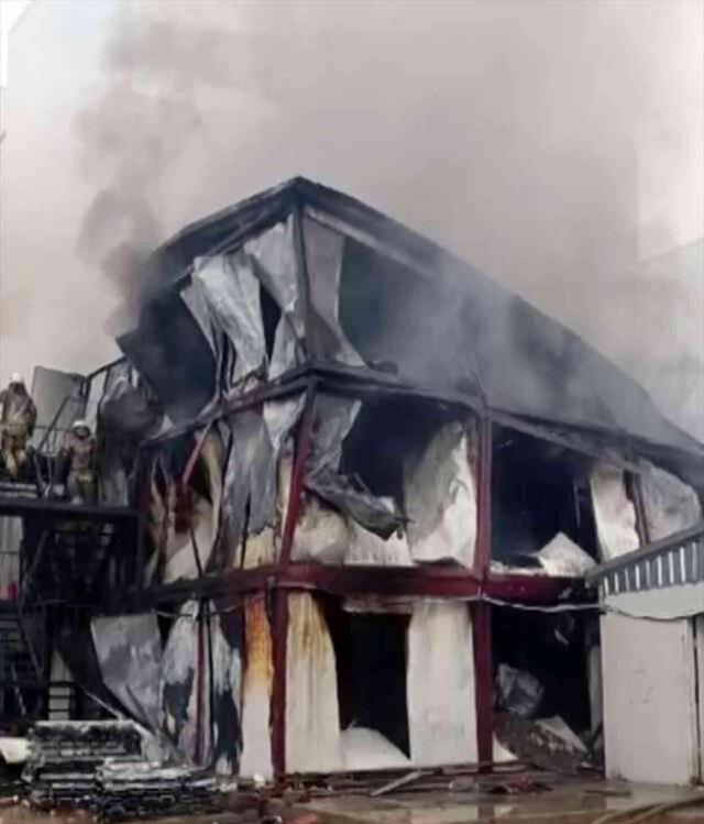 İTÜ'de yangın paniği! Dumanlar gökyüzünü kapladı