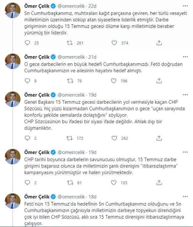 CHP'li Öztrak'ın 15 Temmuz sözlerine AK Partili Çelik'ten sert yanıt: Ahlak dışı bir düşmanlık