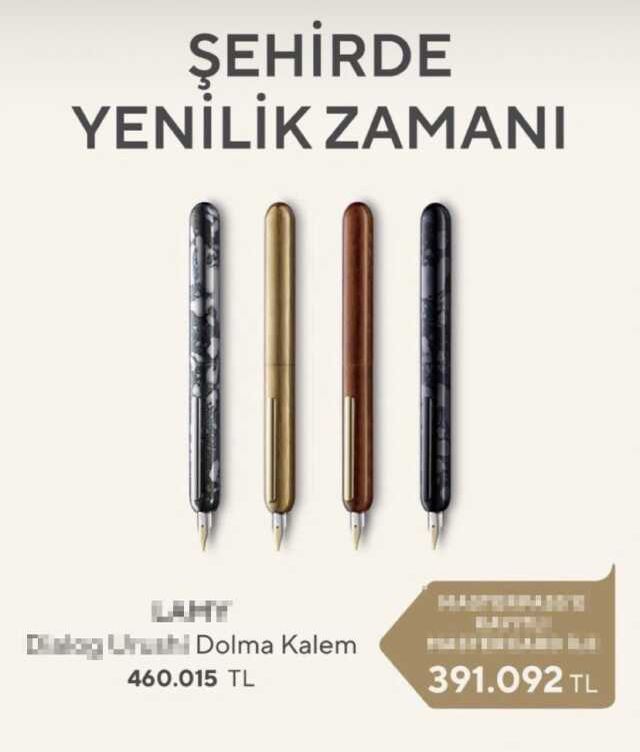 Ünlü markanın sattığı kalemin fiyatı dudak uçuklatıyor!