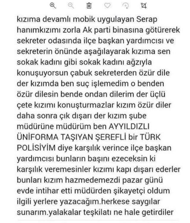 Mersin Valiliği, hakaret yüzünden intihar ettiği iddia edilen kadın polisle ilgili inceleme başlattı