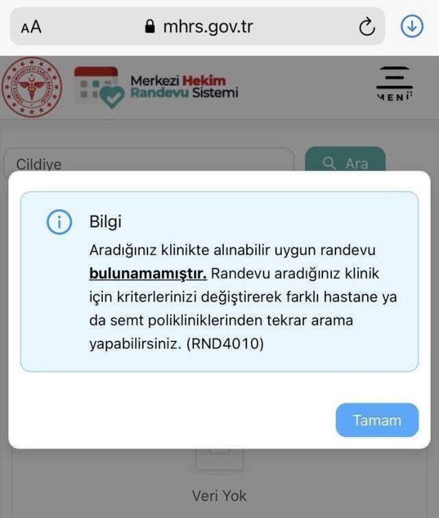Hastaneye randevu alamayanlar tepkilerini sosyal medyadan dile getirdi
