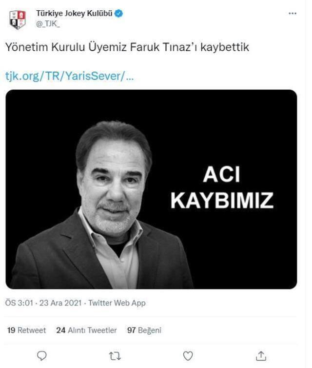 Son Dakika: Türk Sanat Müziği sanatçısı Faruk Tınaz, 65 yaşında hayatını kaybetti