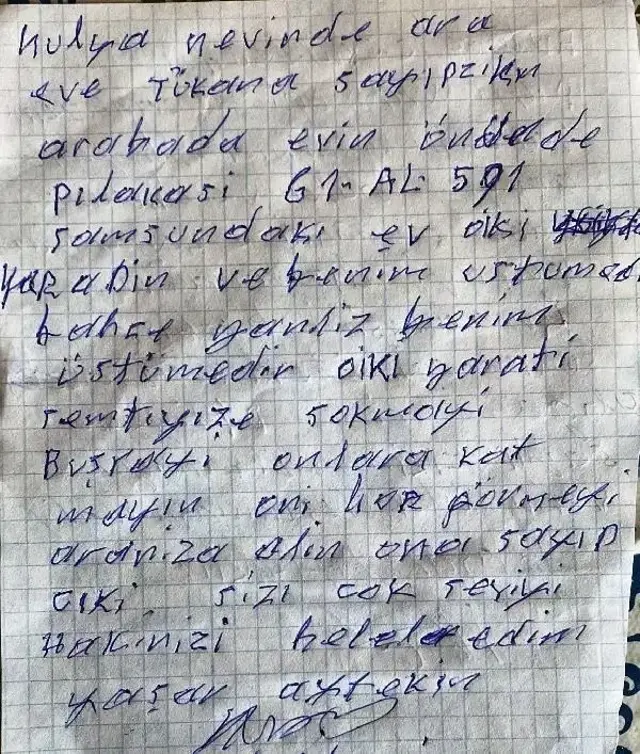 Zihinsel Engelli Kızını Vuran Baba Vasiyet Bıraktı