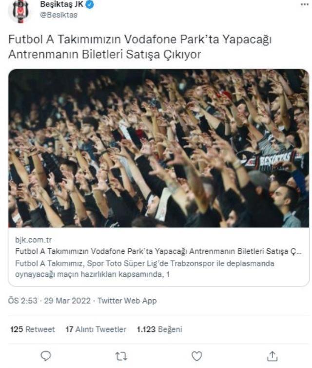 Derbi öncesi taraftarı havaları uçuran karar! Beşiktaş, biletleri 1 liradan satışa çıkardı