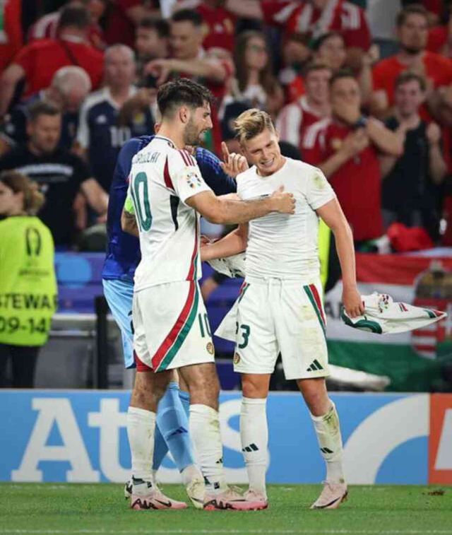 Macaristan, İskoçya'yı 1-0 yenerek son 16 şansını sürdürdü