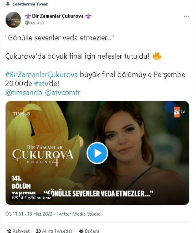 Bir Zamanlar Çukurova final mi, bitiyor mu, neden final yapıyor? Bir Zamanlar Çukurova sezon finali mi tamamen mi bitiyor?