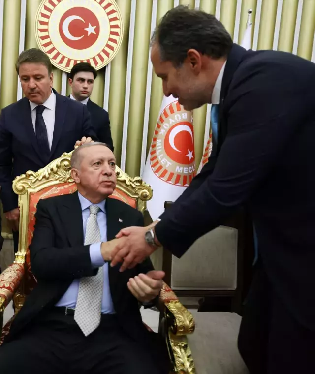 TBMM açılış resepsiyonunda çekilen kare