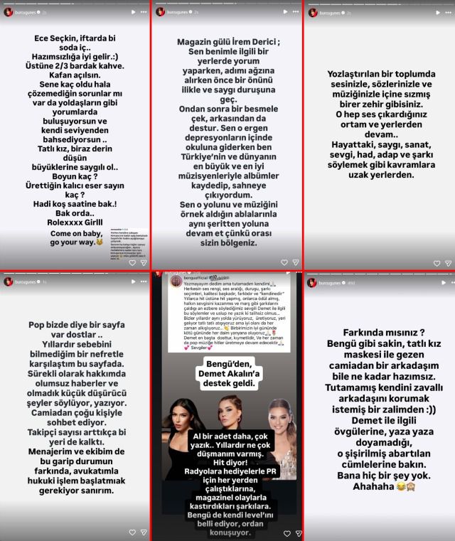 Ünlüleri birbirine düşüren kavgaya Ebru Gündeş de girdi