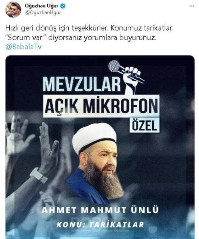 Cübbeli Ahmet Hoca Mevzular programı ne zaman, saat kaçta, hangi gün? Cübbeli Hoca Mevzular Açık Mikrofon'a katılıyor mu, program ne zaman yayınlanır?
