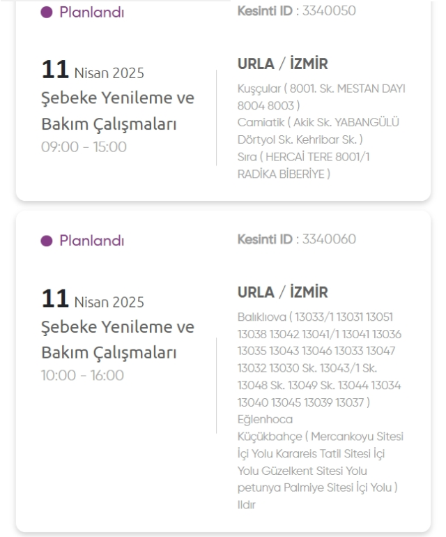 İzmir GEDİZ elektrik kesintisi! 11 Nisan İzmir'de elektrik kesintisi ne zaman bitecek, elektrikler ne zaman gelecek?