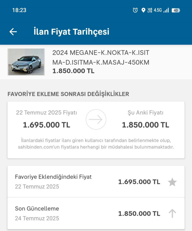 ÖTV zammı sonrası değişen araç fiyatları