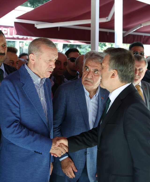 Cumhurbaşkanı Erdoğan, Hayati Yazıcı'nın annesinin cenazesine katıldı