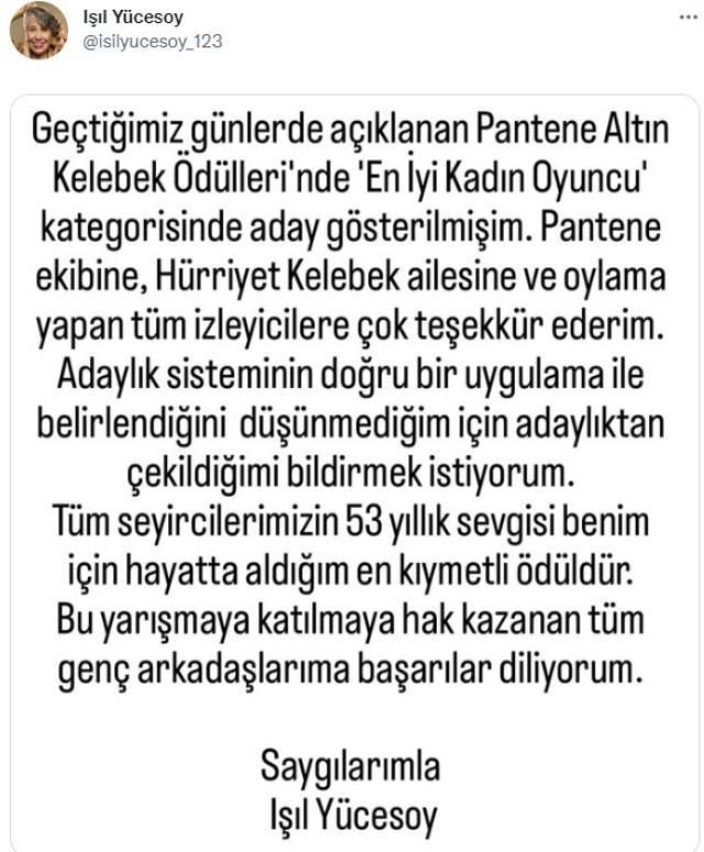 Armağan Çağlayan Altın Kelebek Ödülü'nden çekildi mi? Altın Kelebek Ödülleri'nden hangi ünlüler çekildi?