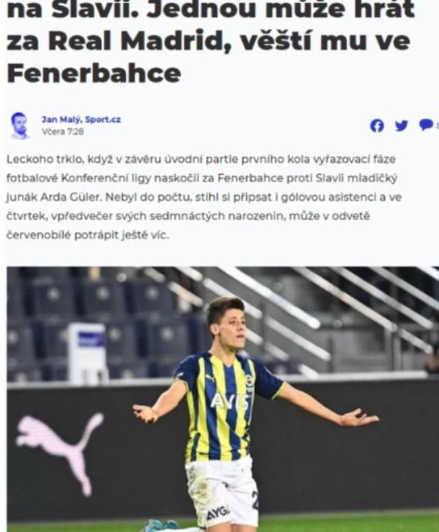 Avrupa'da gündem Arda Güler! Fenerbahçe'nin genç yıldızı dünya devine gönderdiler