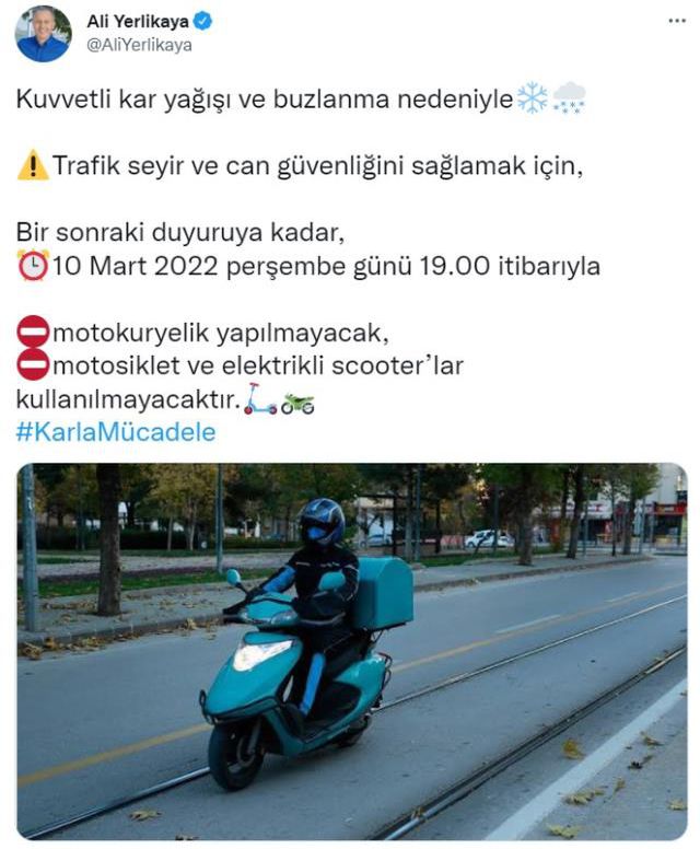 Moto Kurye yasak mı, çalışıyor mu? Kuryeler çalışıyor mu? Kurye yasak mı?