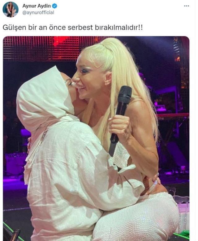 Gülşen'in tutuklanmasına tepki gösteren Aynur Aydın bu fotoğrafı paylaştı: İslam hoşgörü dinidir