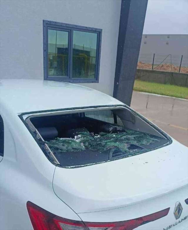 Kırklareli'ni dolu yağışı vurdu! Ortalık savaş alanına döndü