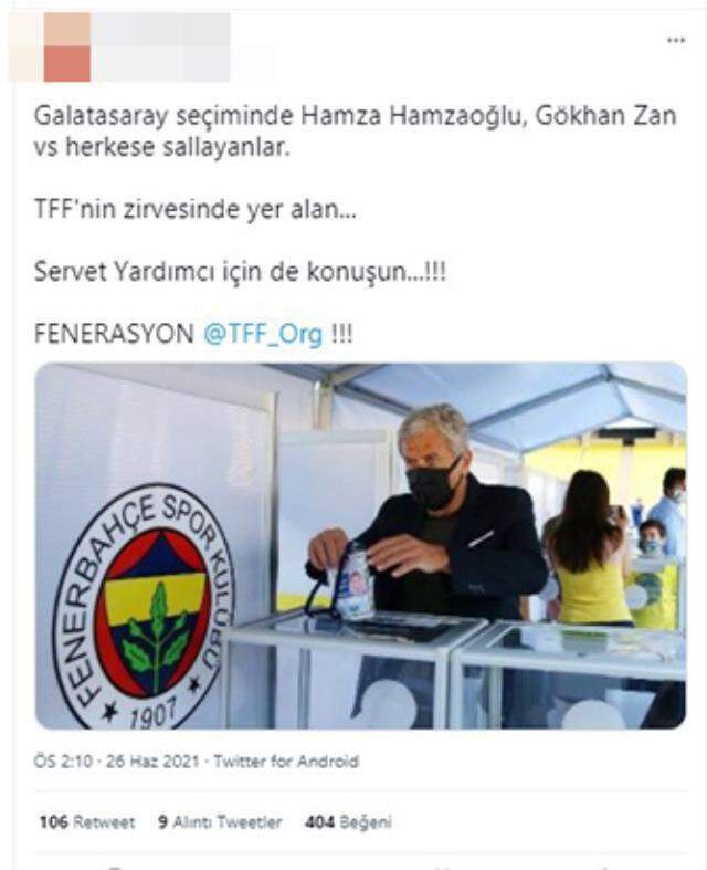 TFF Başkan Vekili Servet Yardımcı'nın F.Bahçe seçiminde oy kullanması kaos başlattı