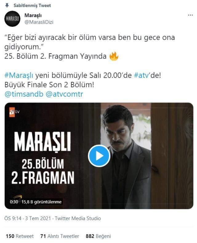 Maraşlı gün mü değiştirdi, yeni günü ne zaman, neden günü değişti? Maraşlı yeni bölüm Salı mı Pazartesi günleri mi yayınlanıyor?
