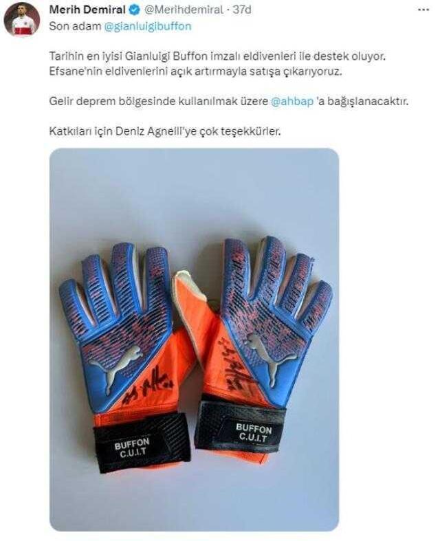 Merih Demiral, dünyaca ünlü futbolcuları Türkiye için seferber etti! Son katılan isim Gianluigi Buffon