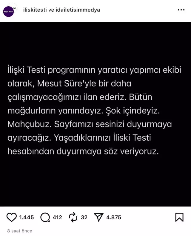 Komedyen Mesut Süre hakkında taciz iddiası! Programdan kovuldu