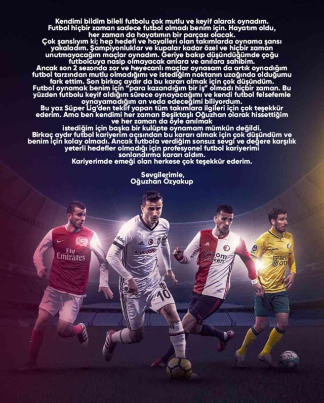 Oğuzhan Özyakup futbolu neden bıraktı?