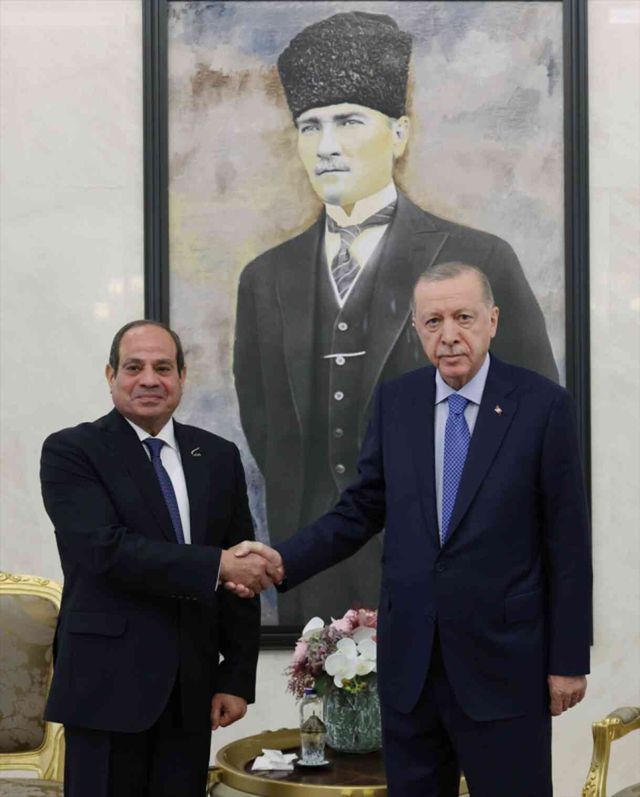 12 yıl sonra ilk ziyaret! Mısır Cumhurbaşkanı Sisi Ankara'da