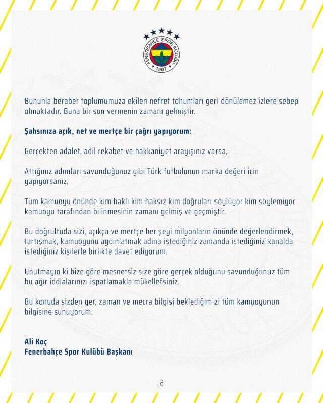 Ali Koç - Dursun Özbek tartışması ne zaman? Galatasaray Fenerbahçe (GS FB) tartışması ne zaman?