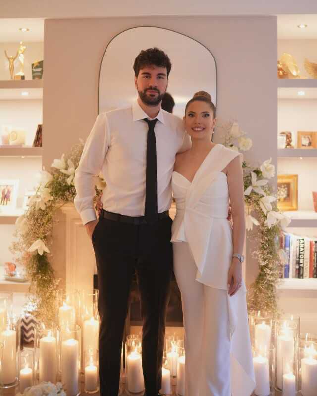 Oyuncu Eda Ece ile Buğrahan Tuncer nişanlandı