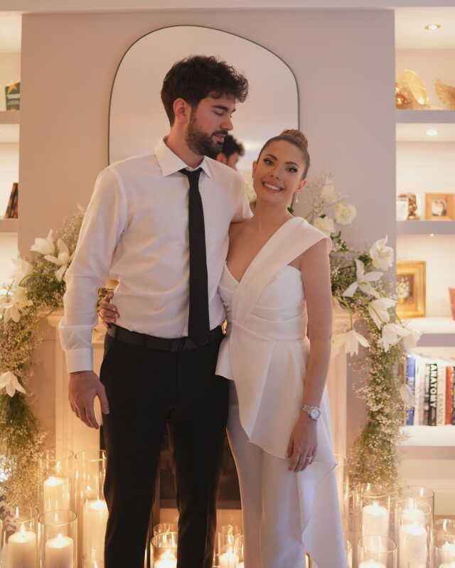 Oyuncu Eda Ece ile Buğrahan Tuncer nişanlandı