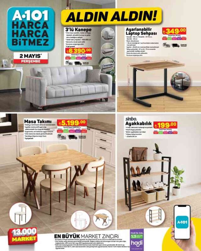 A101 AKTÜEL KATALOĞU 2 MAYIS| Çekme karavan fiyatı ne kadar? A101 bu hafta katalog ürünleri neler? A101 fiyat listesi!