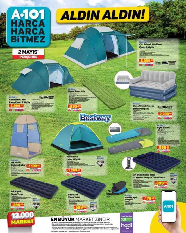 A101 AKTÜEL KATALOĞU 2 MAYIS| Çekme karavan fiyatı ne kadar? A101 bu hafta katalog ürünleri neler? A101 fiyat listesi!