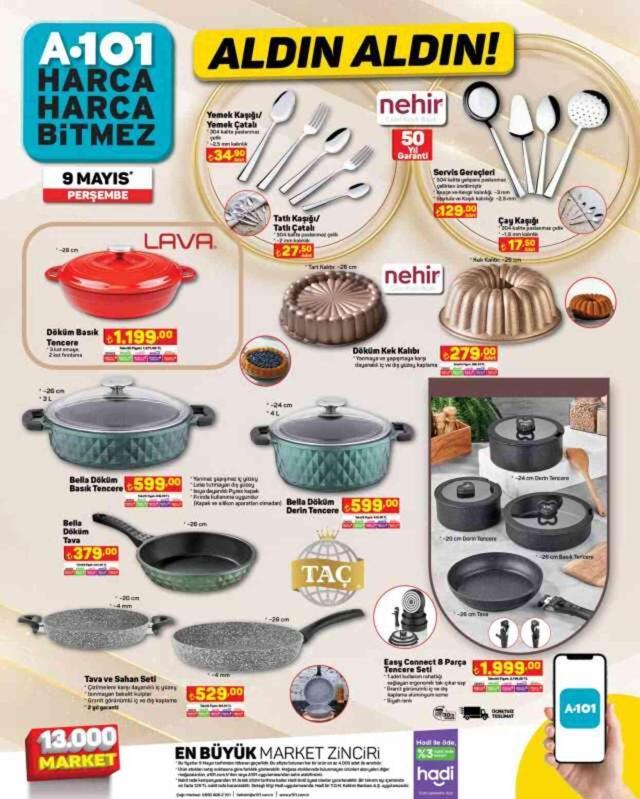 A101 AKTÜEL KATALOĞU 7-9 MAYIS | A101'e gelen ürünler! A101 bu hafta katalog ürünleri neler? A101 fiyat listesi!
