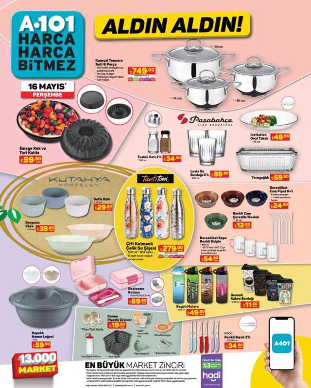A101 AKTÜEL KATALOĞU 13-16 MAYIS | A101'e gelen ürünler! A101 bu hafta katalog ürünleri neler? A101 fiyat listesi!