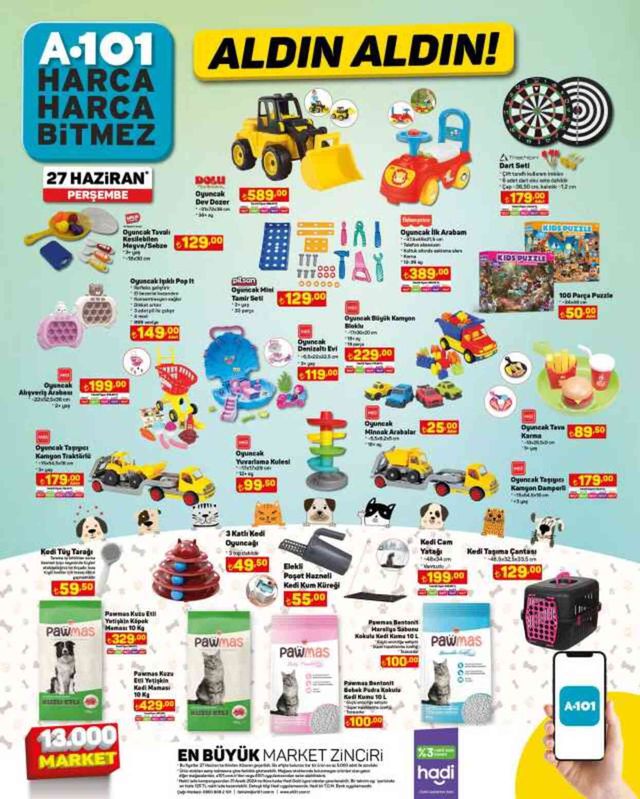 A101 AKTÜEL KATALOĞU 26-28 HAZİRAN | A101'e gelen ürünler! A101 bu hafta katalog ürünleri neler? A101 fiyat listesi!