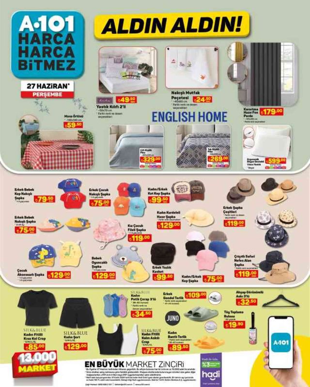 A101 AKTÜEL KATALOĞU 26-28 HAZİRAN | A101'e gelen ürünler! A101 bu hafta katalog ürünleri neler? A101 fiyat listesi!