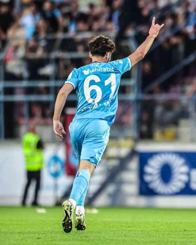 UEFA küplere binecek! Cihan Çanak, attığı golden sonra 'Bozkurt' işareti yaptı