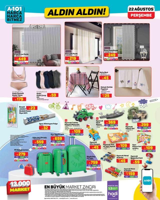A101 AKTÜEL KATALOĞU 20-22 AĞUSTOS | A101'e gelen ürünler! A101 bu hafta katalog ürünleri neler? A101 fiyat listesi!
