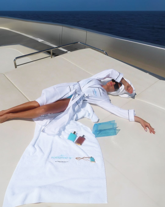 Zor günler geçiren Victoria Beckham, Portofino'da enerji topluyor