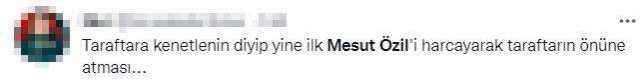 Ali Koç'un Mesut Özil sözleri taraftarı çıldırttı! Tepkilerin ardı arkası kesilmiyor